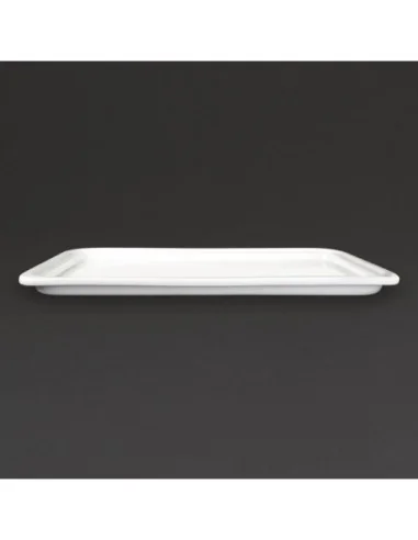 Plat blanc GN 1/1 Olympia Whiteware 30mm