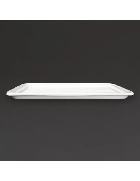 Plat blanc GN 1/1 Olympia Whiteware 30mm