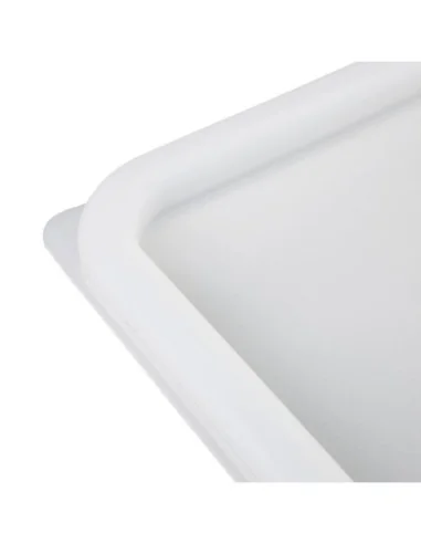 Couvercle carré blanc petit Hygiplas