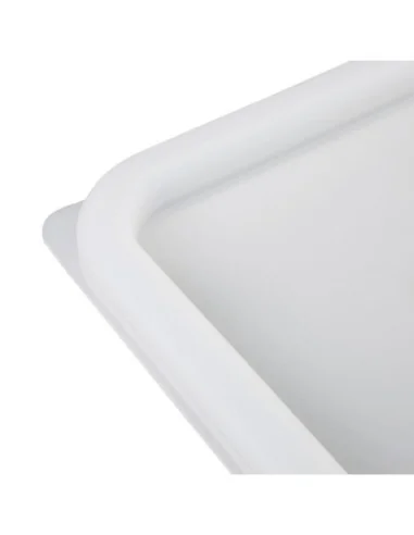 Couvercle carré blanc moyen Hygiplas