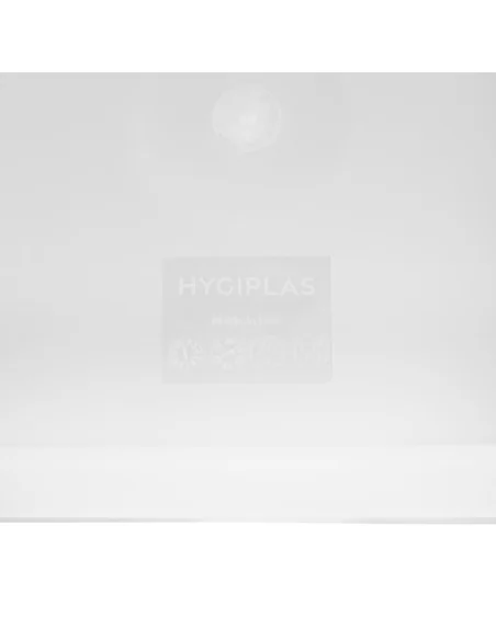 Couvercle carré blanc moyen Hygiplas