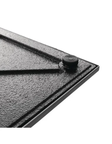 Pied de table carré inox Bolero