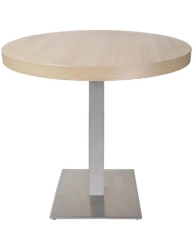 Pied de table carré inox Bolero