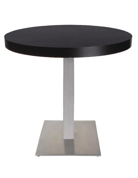 Pied de table carré inox Bolero