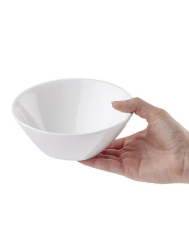 Bols inclinés ovales Olympia Lumina 250ml (Lot de 6)