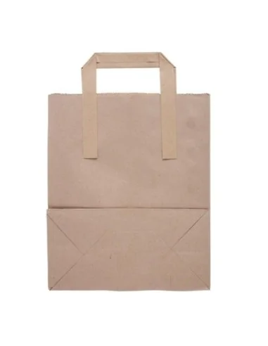 Sacs en papier Compostable marron 255 x 215mm (Lot de 250)