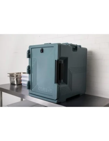 Conteneur isotherme à chargement frontal Cambro bleu ardoise