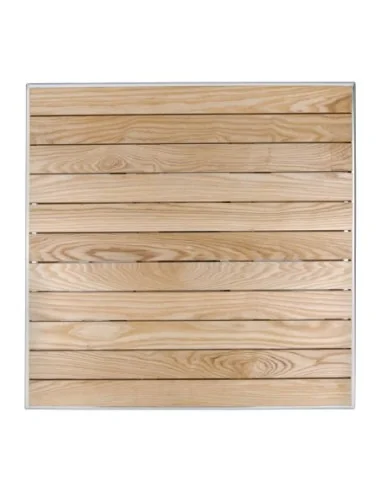 Table carrée en frêne Bolero 700mm