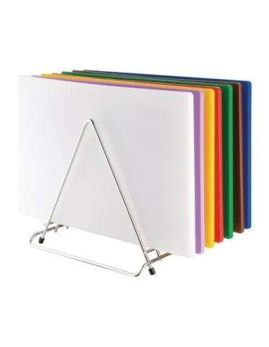 Support professionnel pour planches à découper Hygiplas 7 fentes