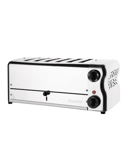 Grille-pain 6 fentes avec grille sandwich et résistance supplémentaire Rowlett Esprit chromé
