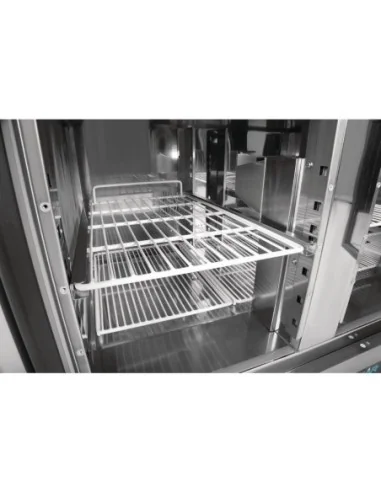 Table réfrigérée positive plan de travail en marbre Polar Série G 3 portes 368L