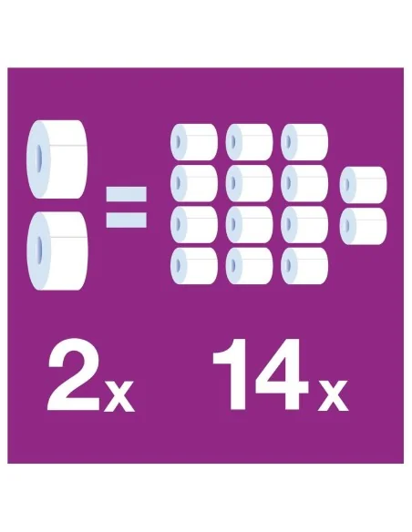 Papier toilette 2 plis Mini Jumbo Tork 170m (Lot de 12)