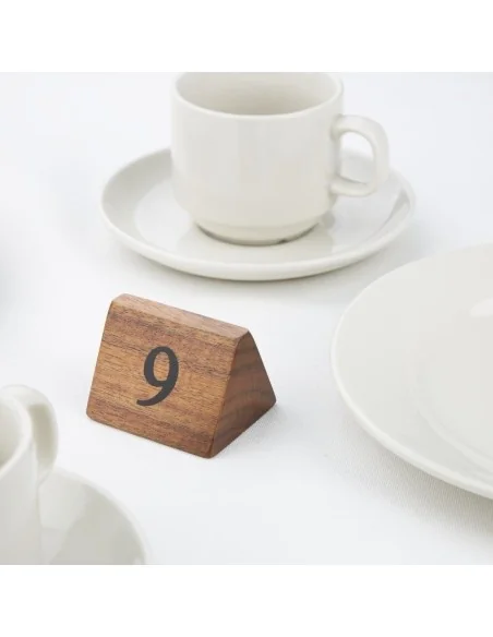 Numéros de table en bois Olympia 1 à 10
