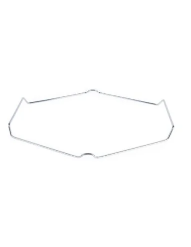 Pierre à pizza rectangulaire avec support métal de service