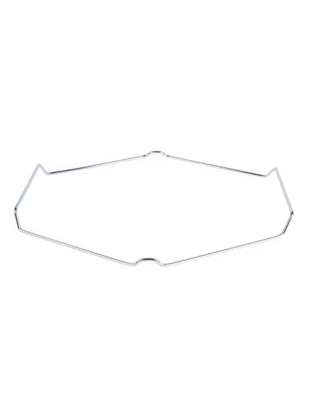 Pierre à pizza rectangulaire avec support métal de service