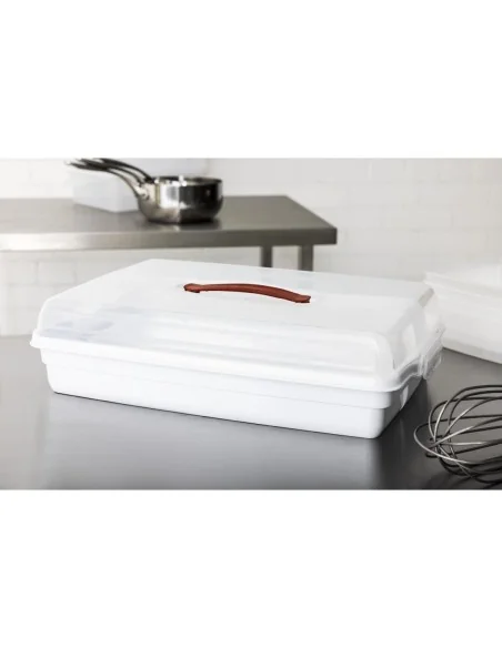 Boîte de transport à gâteau blanche Curver 450mm