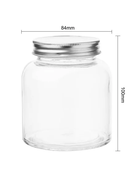Bocaux à conserves en verre avec couvercle à visser Vogue 330ml (lot de 6)