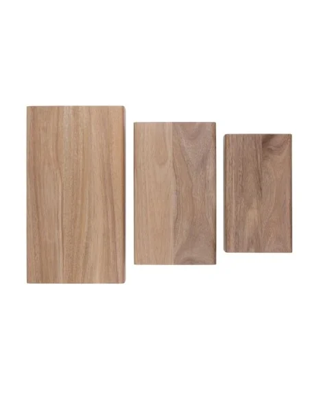 Rehausses en bois d'acacia FSC Olympia (lot de 3)