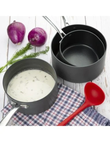 Casserole antiadhésive en aluminium anodisé Vogue 200mm