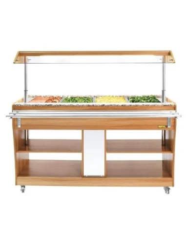 Buffet central chauffant Buffalo