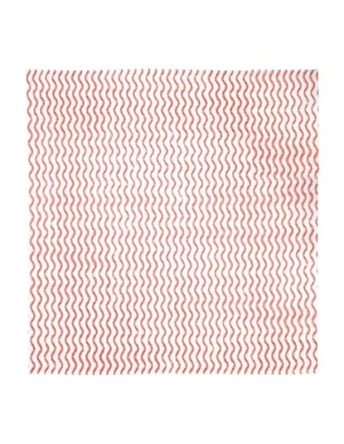 Chiffons non tissés Jantex rouges (rouleau de 100 chiffons)