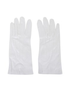 Gants de service pour homme blancs L/XL 2