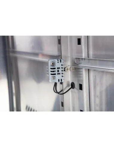 Comptoir de préparation réfrigéré GN avec pare-haleine Polar Série U 4 portes