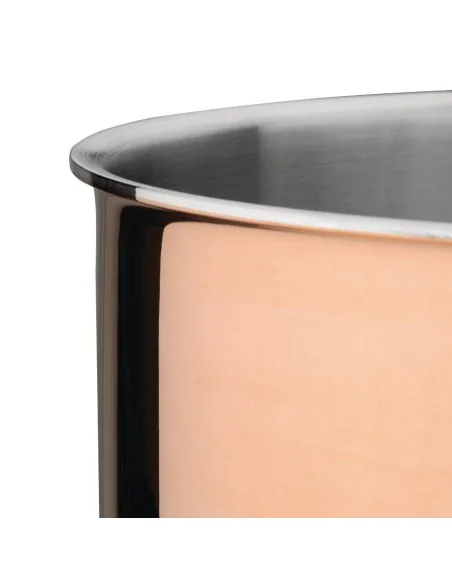 Casserole triple paroi cuivre induction Vogue 160mm