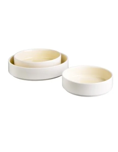 Bols Olympia Fondant jaunes 215mm (lot de 4)