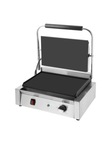 Grand gril de contact simple Bistro Buffalo lisse/lisse