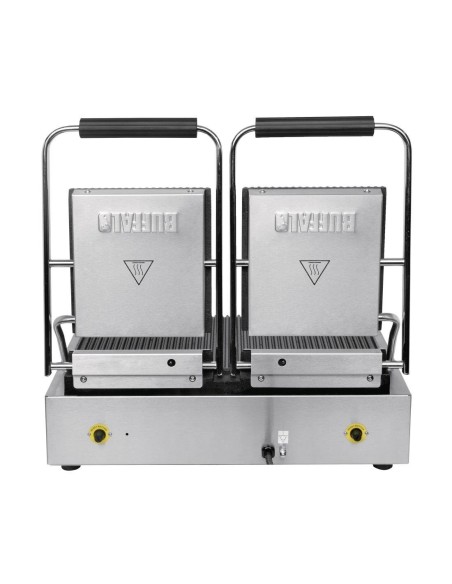 Gril de contact double Bistro Buffalo rainuré/rainuré