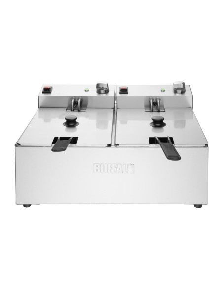 Friteuse double Buffalo - 2x5L 2x2,8kW