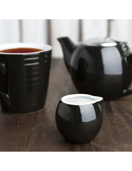 Pots à lait Olympia Café noirs 70ml (lot de 6)