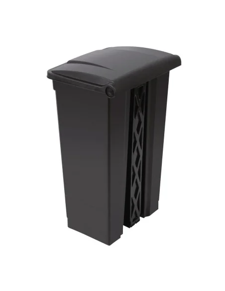 Poubelle de cuisine à pédale Jantex noire 87L