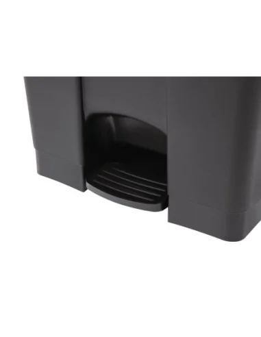 Poubelle de cuisine à pédale Jantex noire 87L
