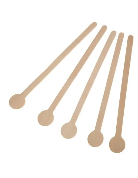 Agitateurs à cocktail biodégradables en bois Fiesta Compostable 150mm (Lot de 100)