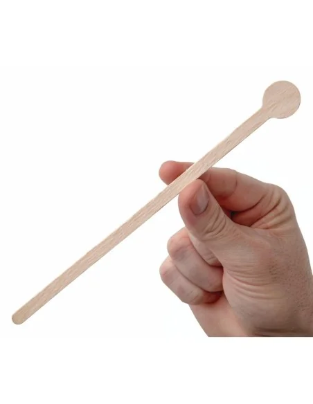 Agitateurs à cocktail biodégradables en bois Fiesta Compostable 200mm (Lot de 100)