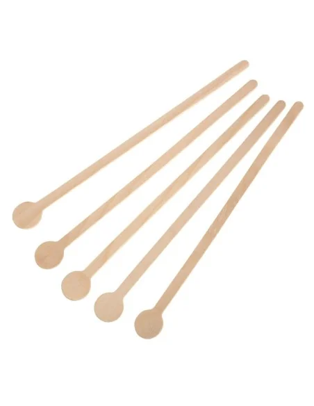 Agitateurs à cocktail biodégradables en bois Fiesta Compostable 200mm (Lot de 100)