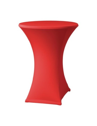 Housse de table extensible Samba rouge D2