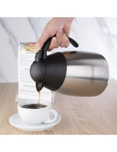 Pichet isotherme à café Olympia couvercle bombé 1,5L