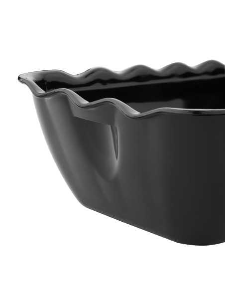 Saladier noir medium Olympia Kristallon