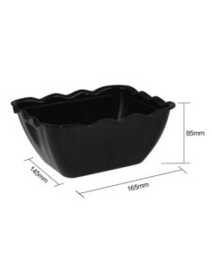 Petit saladier noir Olympia Kristallon 2