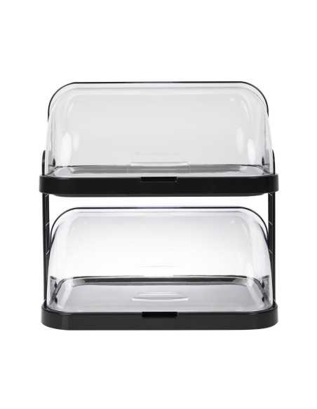 Plateau réfrigéré à 2 étages couvercle rabattable APS