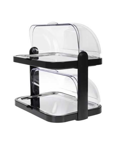 Plateau réfrigéré à 2 étages couvercle rabattable APS