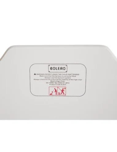 Chaise haute en bois blanche Bolero