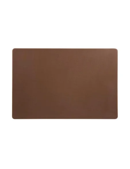 Planche à découper standard épaisse basse densité Hygiplas marron