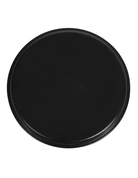 Plateau de service rond fibre de verre antidérapant Camtread Cambro noir 35,5 cm