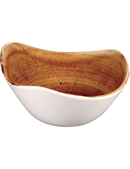 Bols triangulaires Churchill Stonecast Patina Vintage Copper 153mm (Lot de 12)