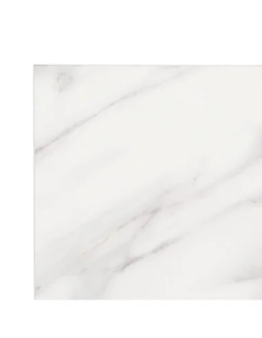 Plateau de table carré pré-percé Bolero effet marbre 700 mm