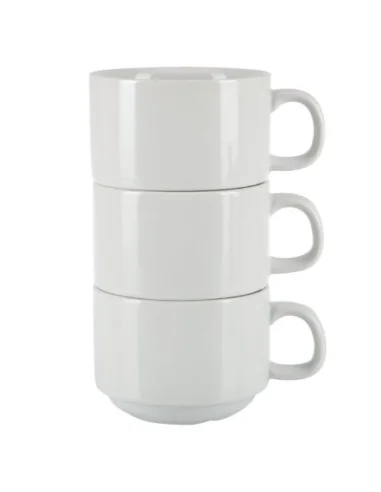 Tasses empilables Olympia Athena 200ml (Lot de 24)